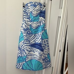 NWT Tori Richard strapless midi dress size 00